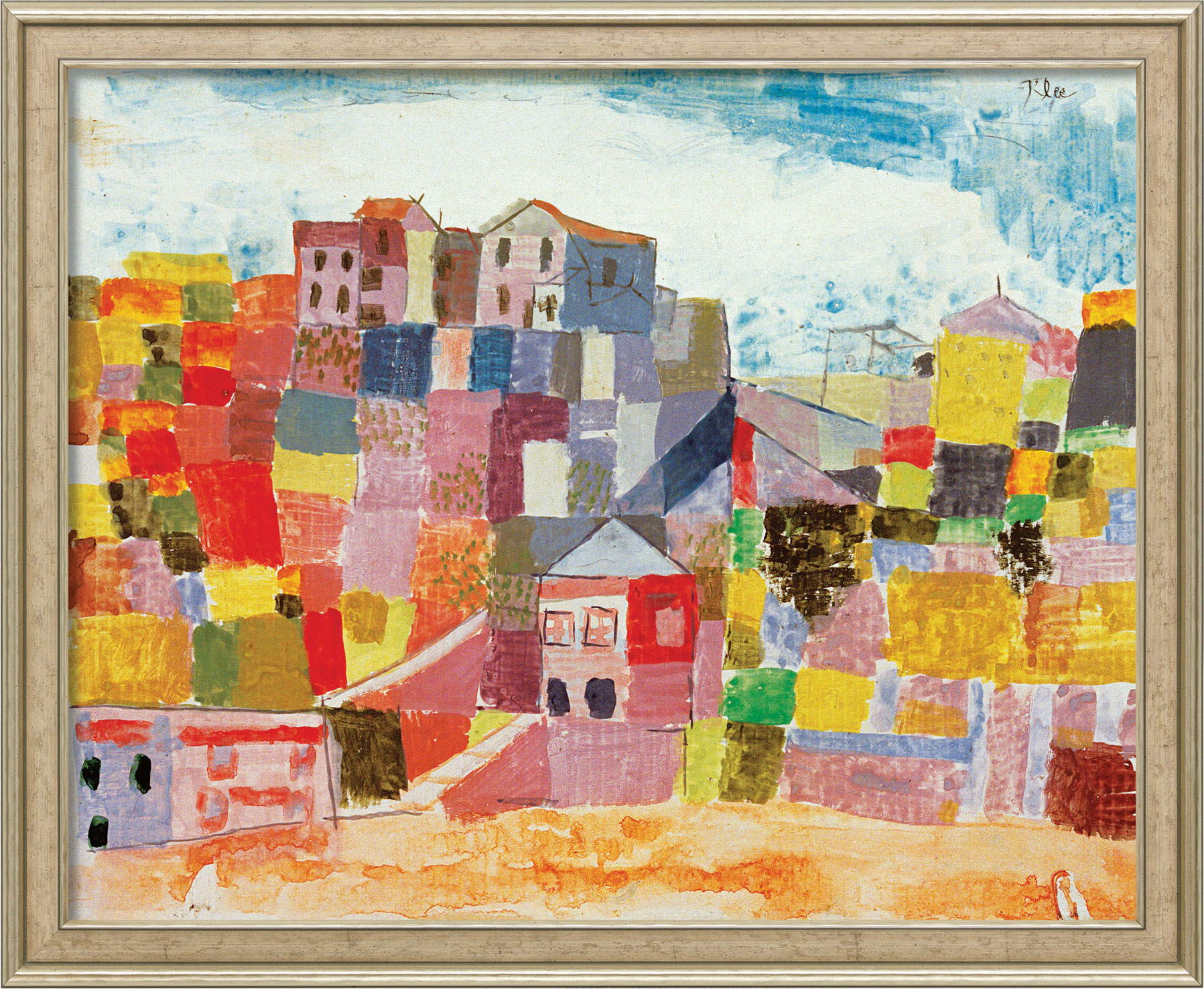 Paul Klee: Bild 'Sizilien bei S. Andrea' (1924), gerahmt