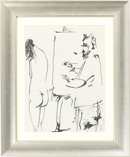 Pablo Picasso: Bild 'Ohne Titel' (1954), gerahmt