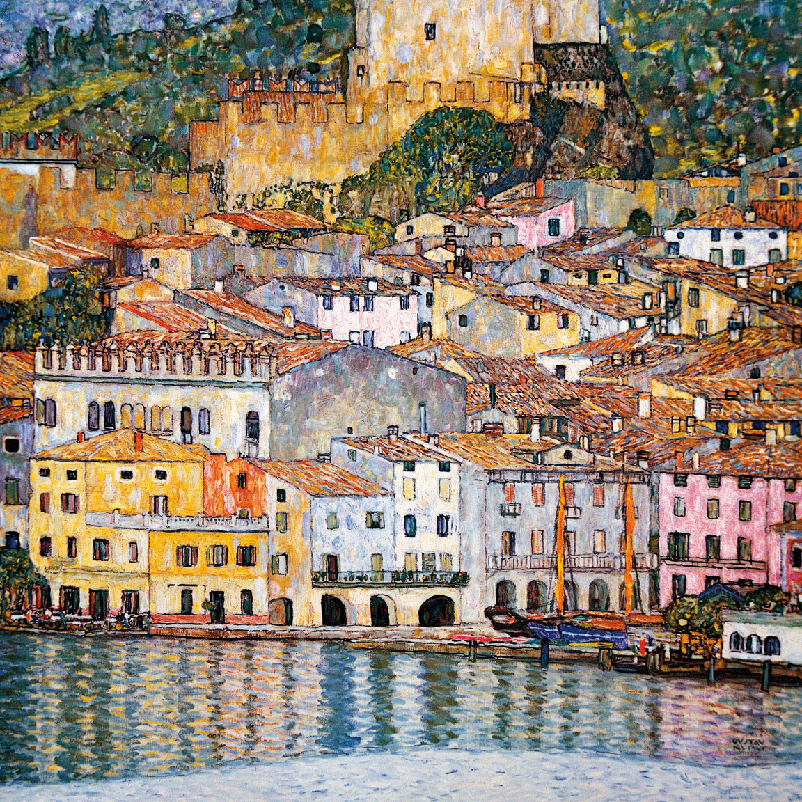 Gustav Klimt: Bild 'Malcesine am Gardasee' (1913)
