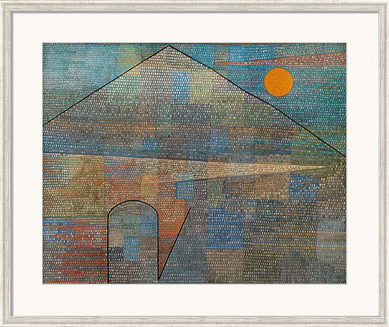 Paul Klee: Bild 'Ad Parnassum' (1932), gerahmt