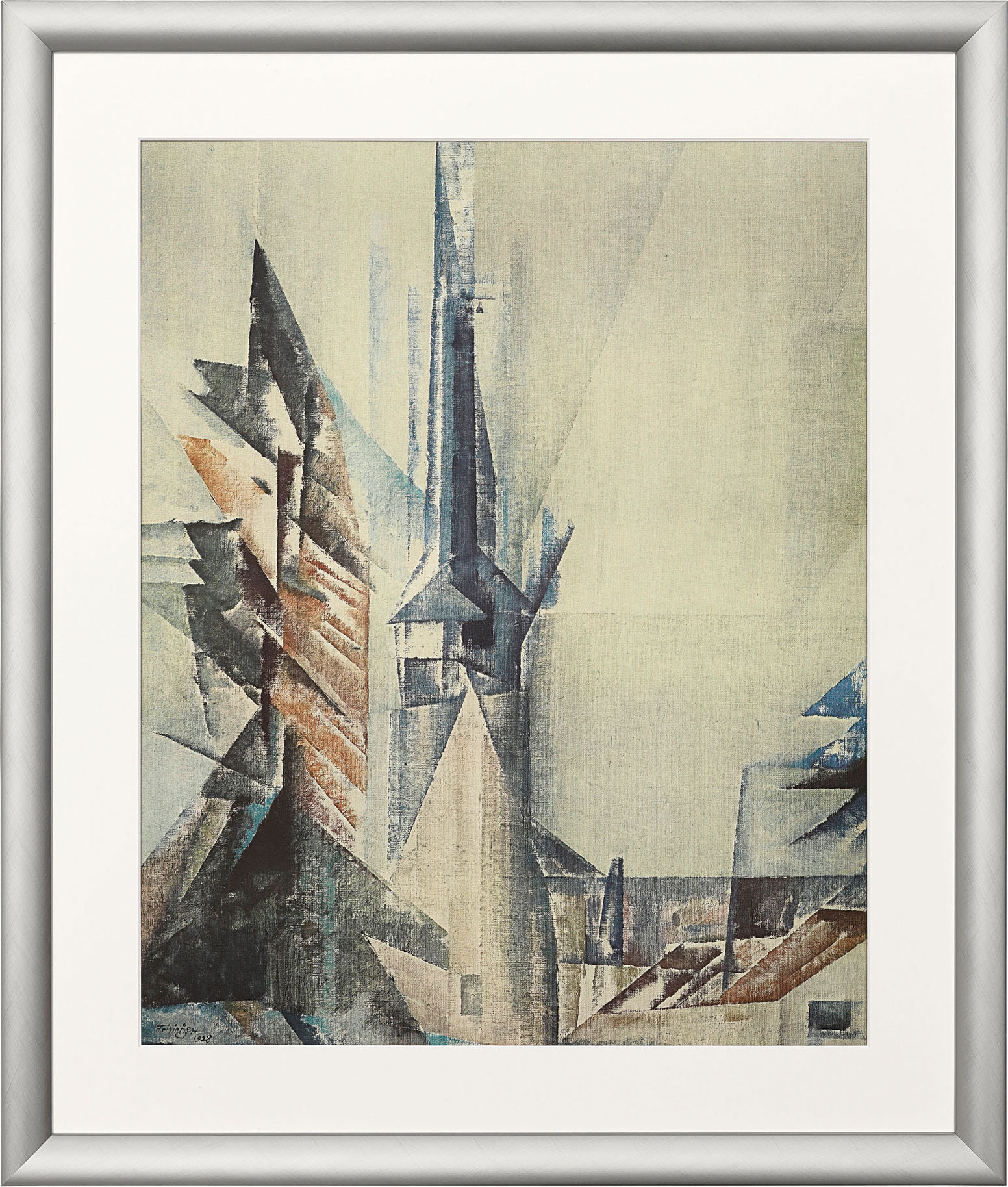 Lyonel Feininger: Bild 'Gelmeroda XI' (1928), gerahmt