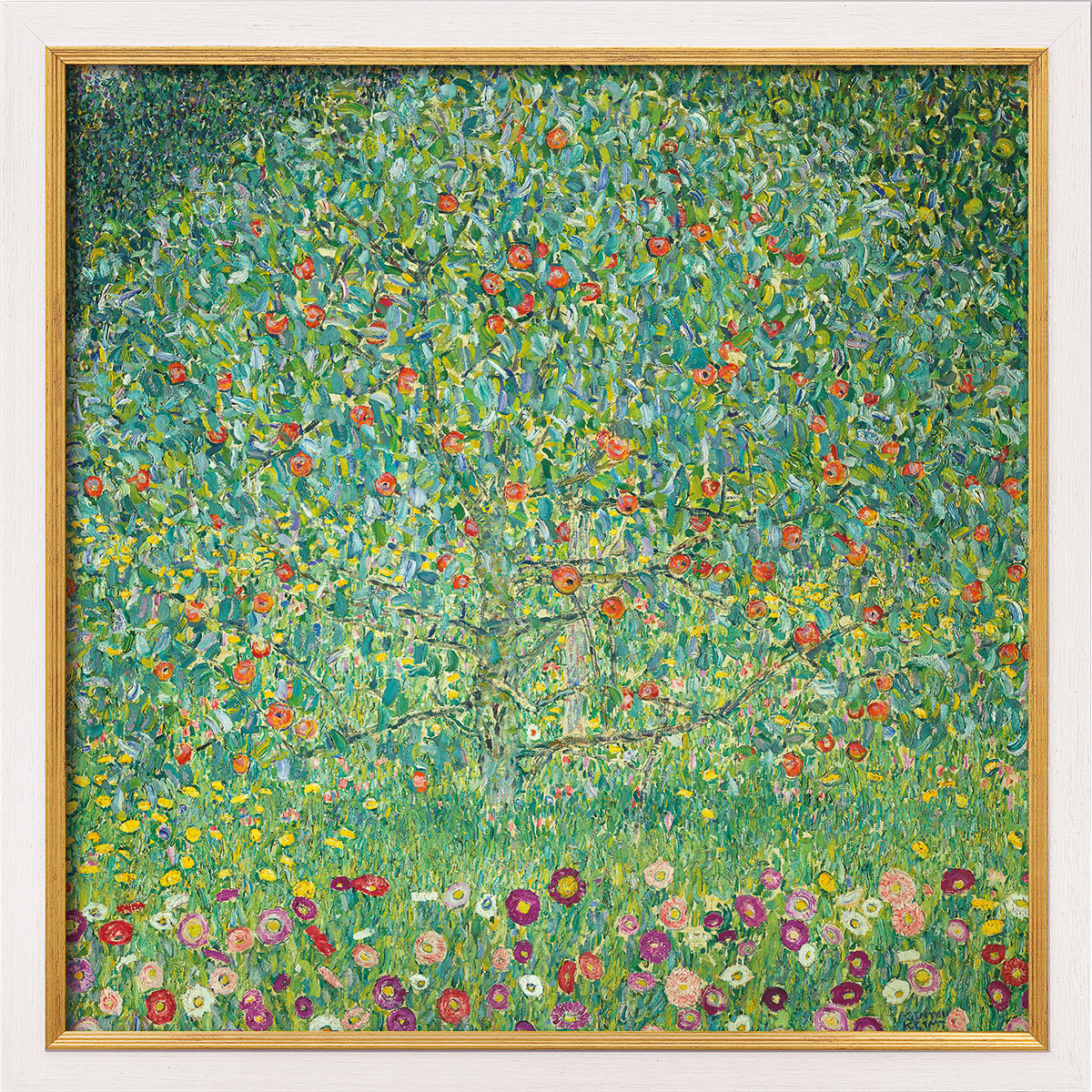 Gustav Klimt: Bild 'Apfelbaum I' (1912), gerahmt