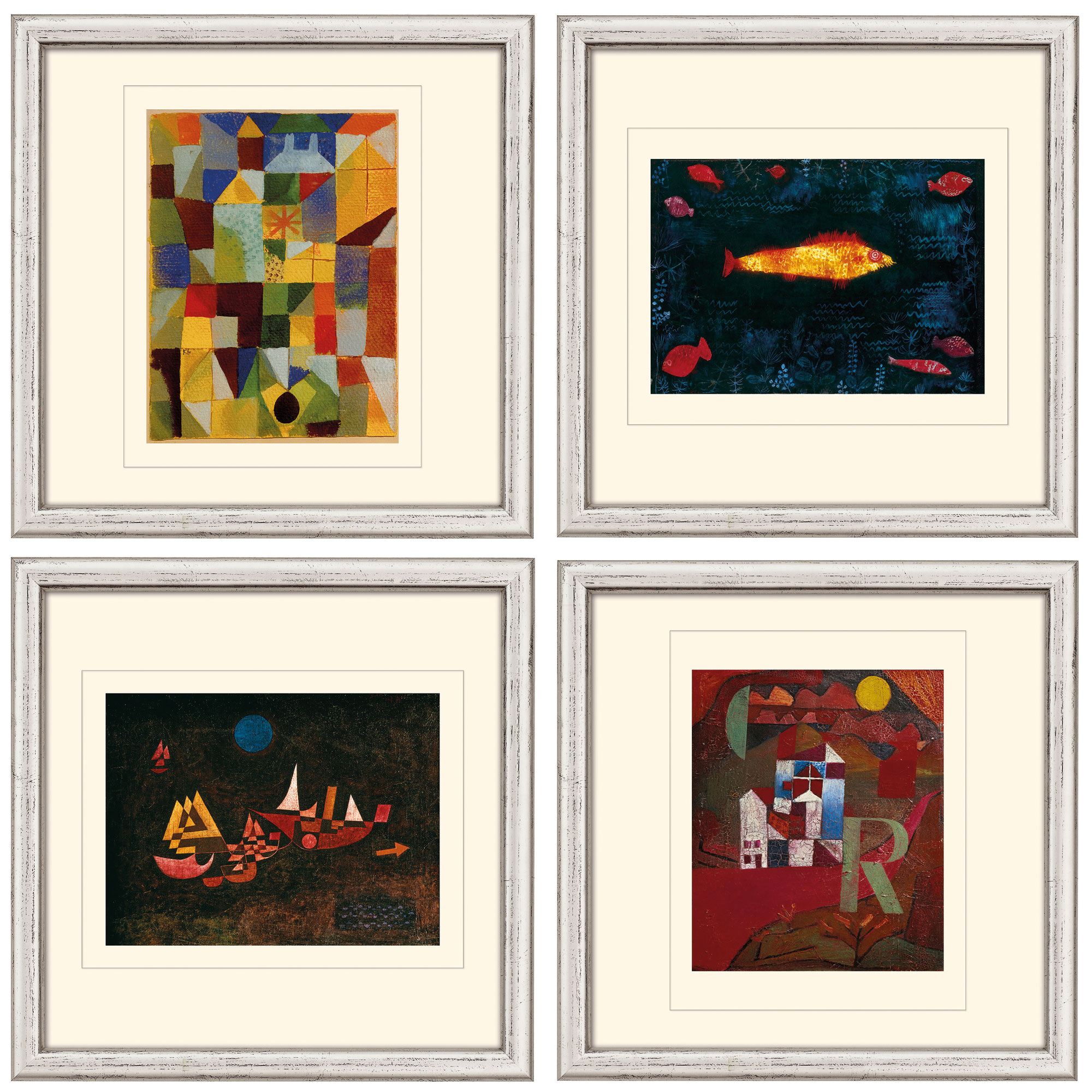 Paul Klee: 4 Bilder im Set