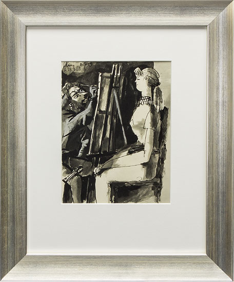 Pablo Picasso: Bild 'Ohne Titel', gerahmt
