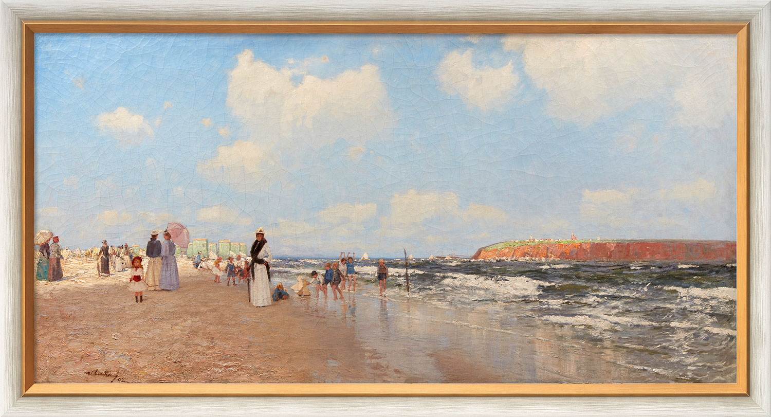 Walter Leistikow: Bild 'Helgoland' (1902), gerahmt