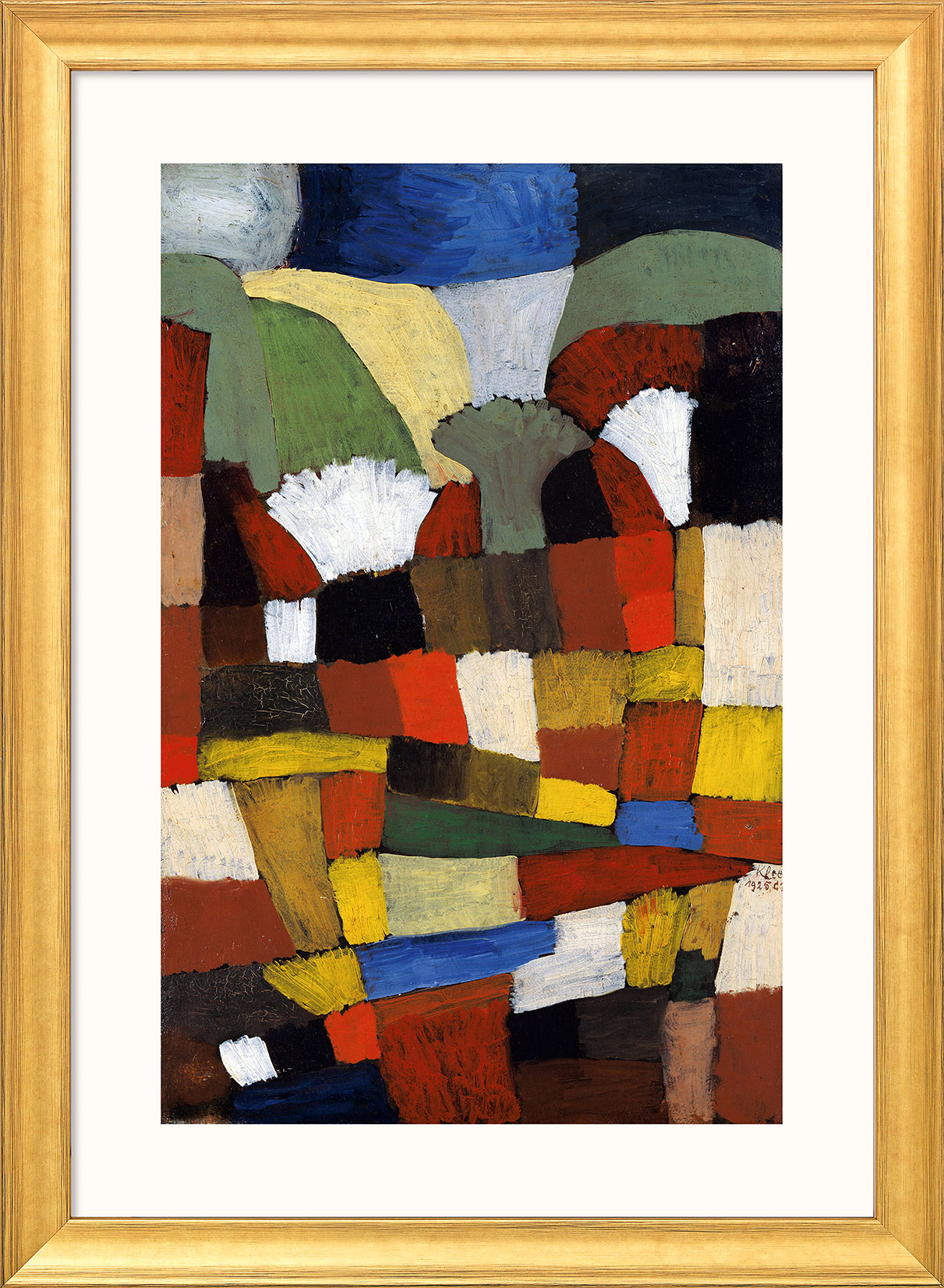 Paul Klee: Bild 'Garten in P. H.' (1925), gerahmt
