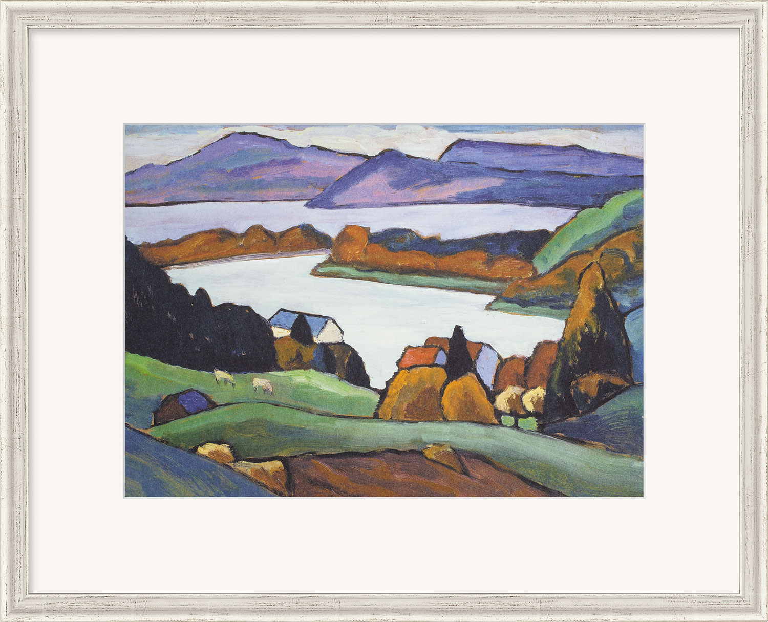 Gabriele Münter: Bild 'Staffelsee' (1935-1936), gerahmt