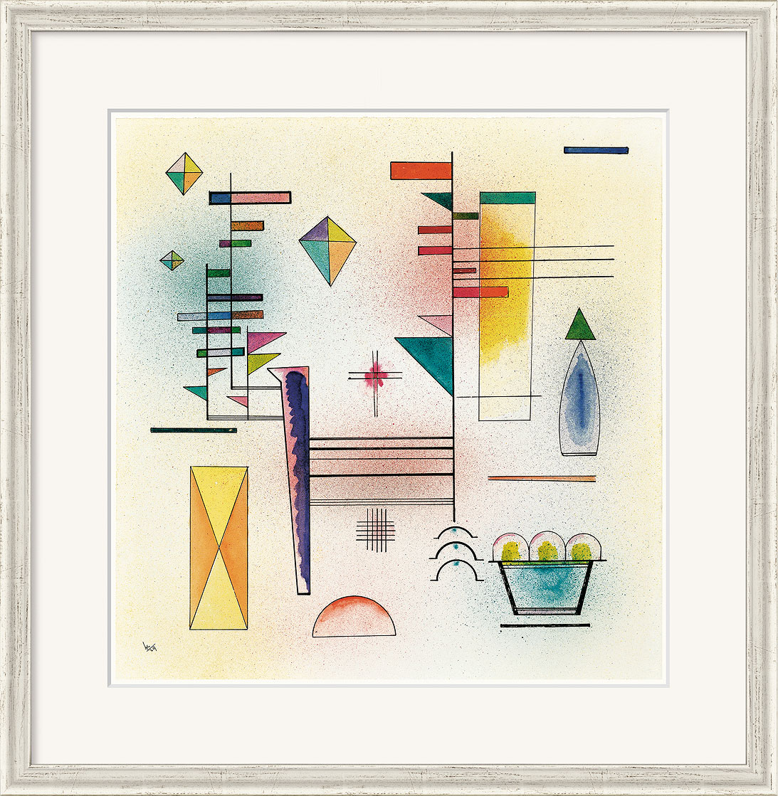 Wassily Kandinsky: Bild 'Klangvoll' (1929), gerahmt