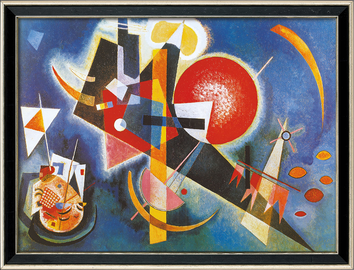 Wassily Kandinsky: Bild 'Im Blau' (1925), gerahmt