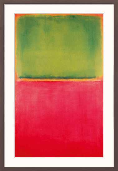 Mark Rothko: Bild 'Green Red on Orange' (1951), gerahmt
