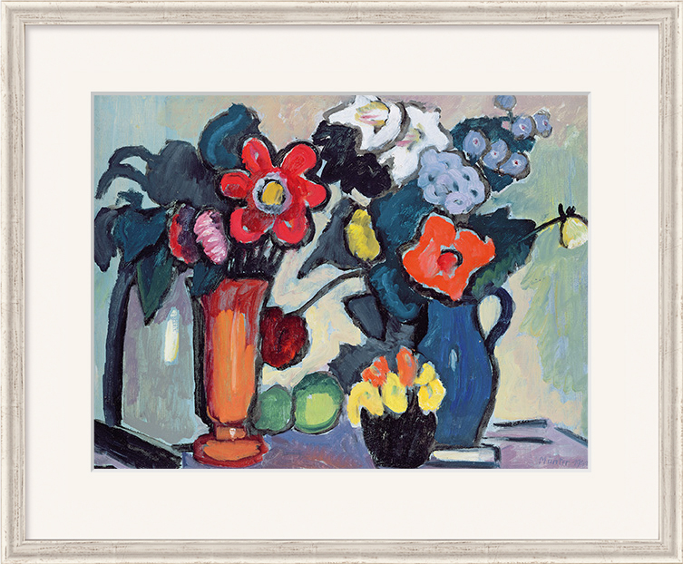 Gabriele Münter: Bild 'Blumen in der Nacht' (1941), gerahmt