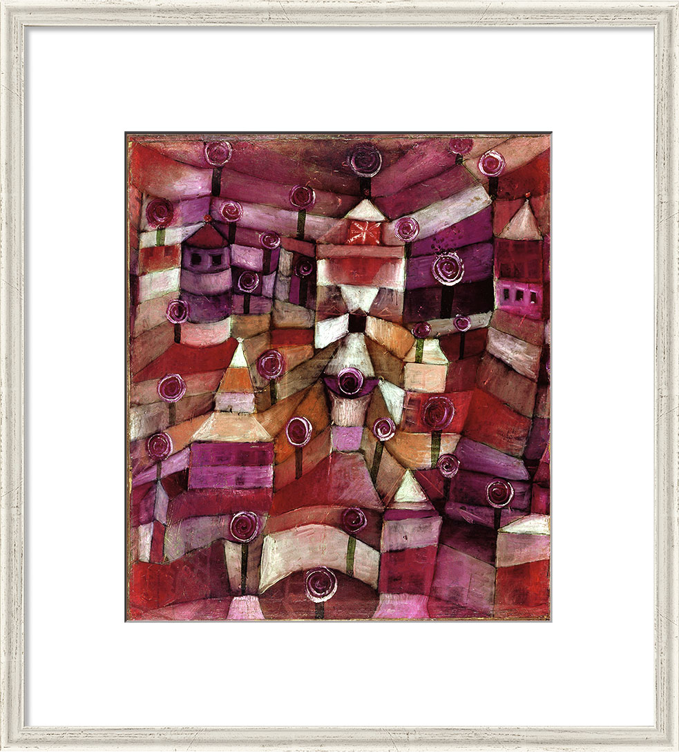 Paul Klee: Bild 'Rosengarten' (1920), gerahmt