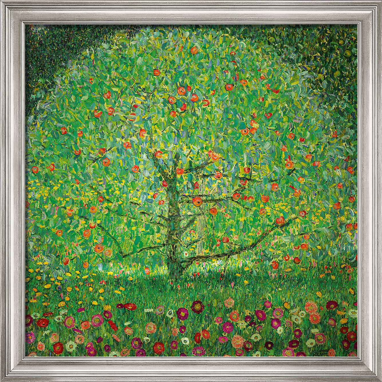 Gustav Klimt: Bild 'Apfelbaum I' (1912), gerahmt