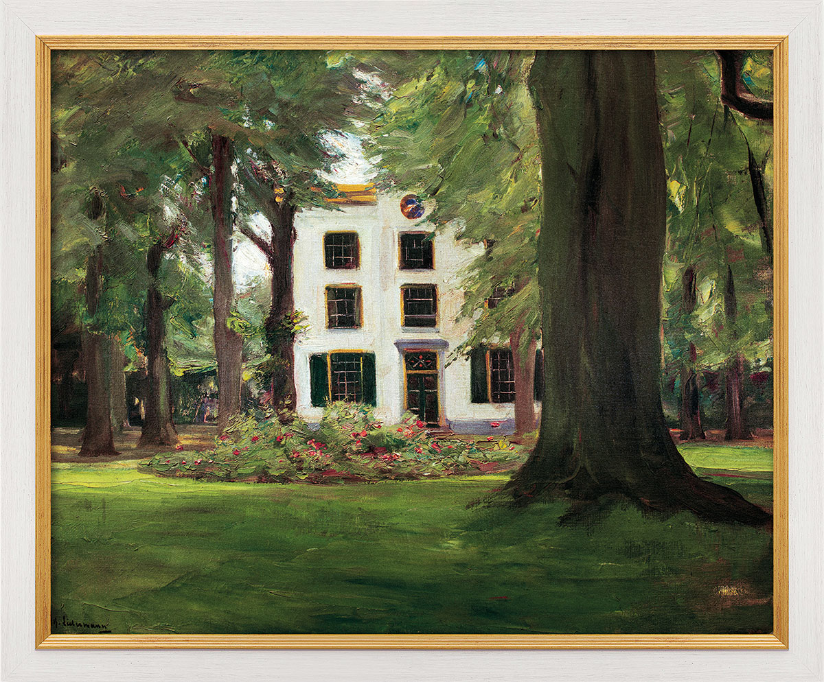 Max Liebermann: Bild 'Landhaus in Hilversum' (1901), gerahmt