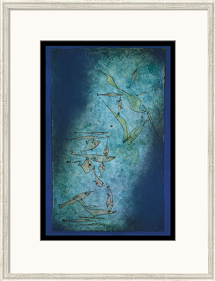 Paul Klee: Bild 'Fischbild' (1925), gerahmt