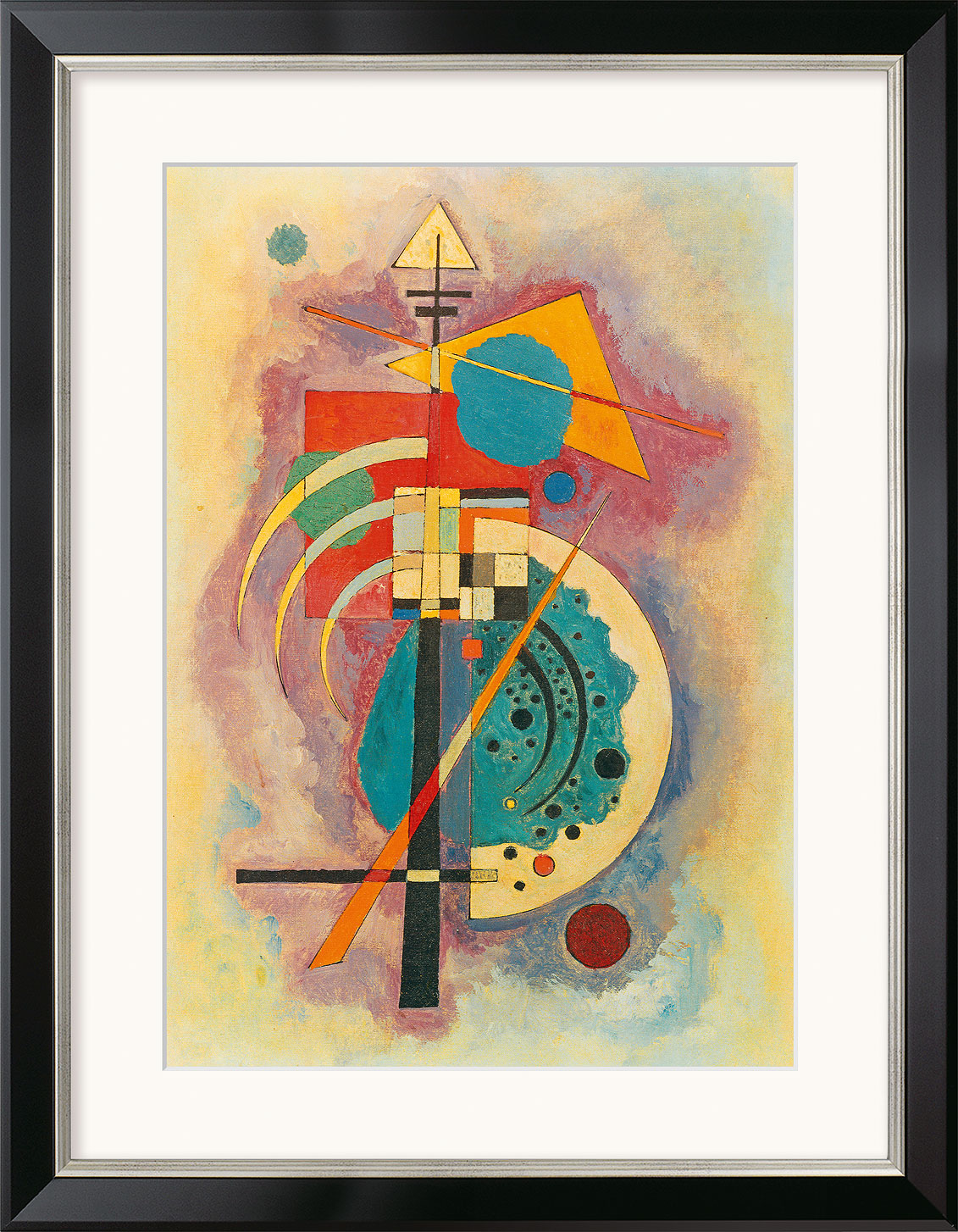 Wassily Kandinsky: Bild 'Hommage à Grohmann' (1926), gerahmt